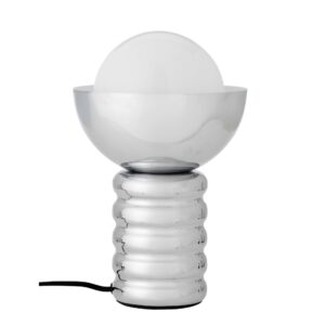 Bloomingville - Spike Bordlampe, Sølv, Jern - Ø20 Ã H32 cm